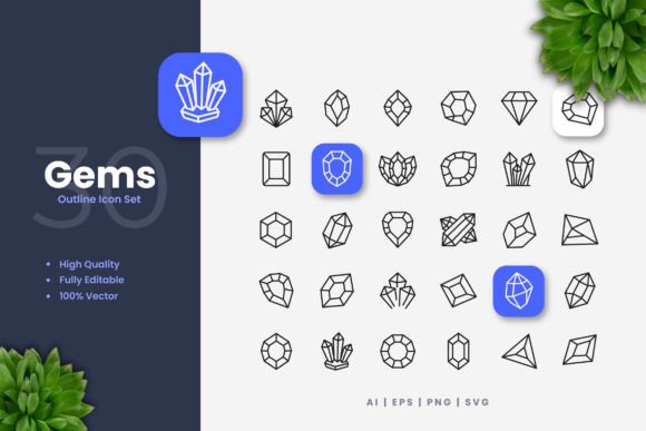Discover the Versatility of Gems Icons for Your Creative Projects