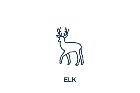 Elk Icon: A Versatile Symbol for Creative Projects