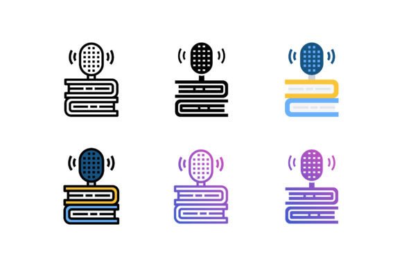 Enhance Your Content with Book Podcast Icons