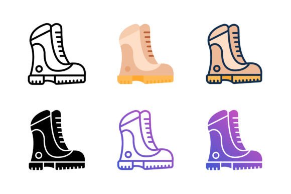 Enhance Your Projects with Hiking Boot Icons