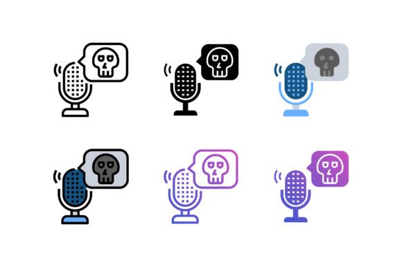 Exploring the Versatility and Design of Horror Podcast Icons