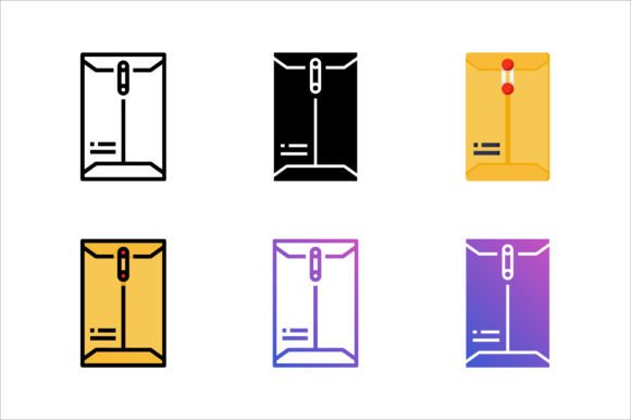 Large Envelope Icon: Versatile and Customizable