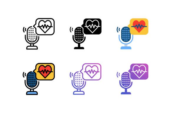 Medical Podcast Icon: A Versatile and Customizable Solution