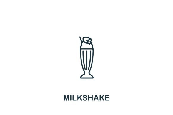 Simple and Versatile Milkshake Icon Design
