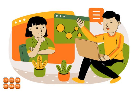 Teamwork Vector Illustration 24: A Creative Toolkit