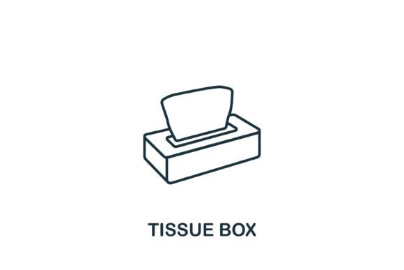 Understanding Tissue Box Icons: A Simple Line Element for Modern Design