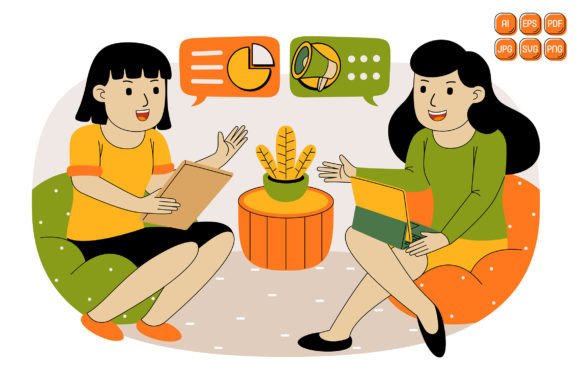 Unlock Creativity with Teamwork Vector Illustration 18
