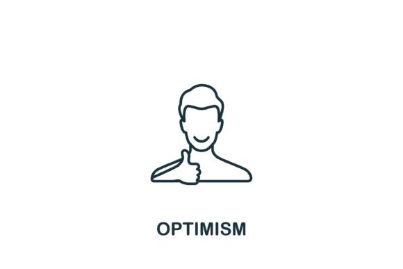 Unlocking Positivity: The Optimism Icon