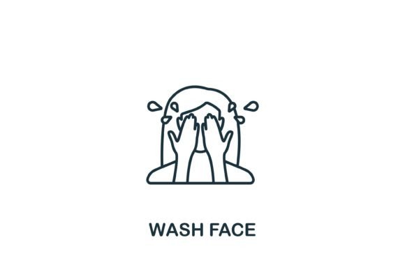 Wash Face Icon: A Simple Yet Versatile Symbol for Your Design Needs